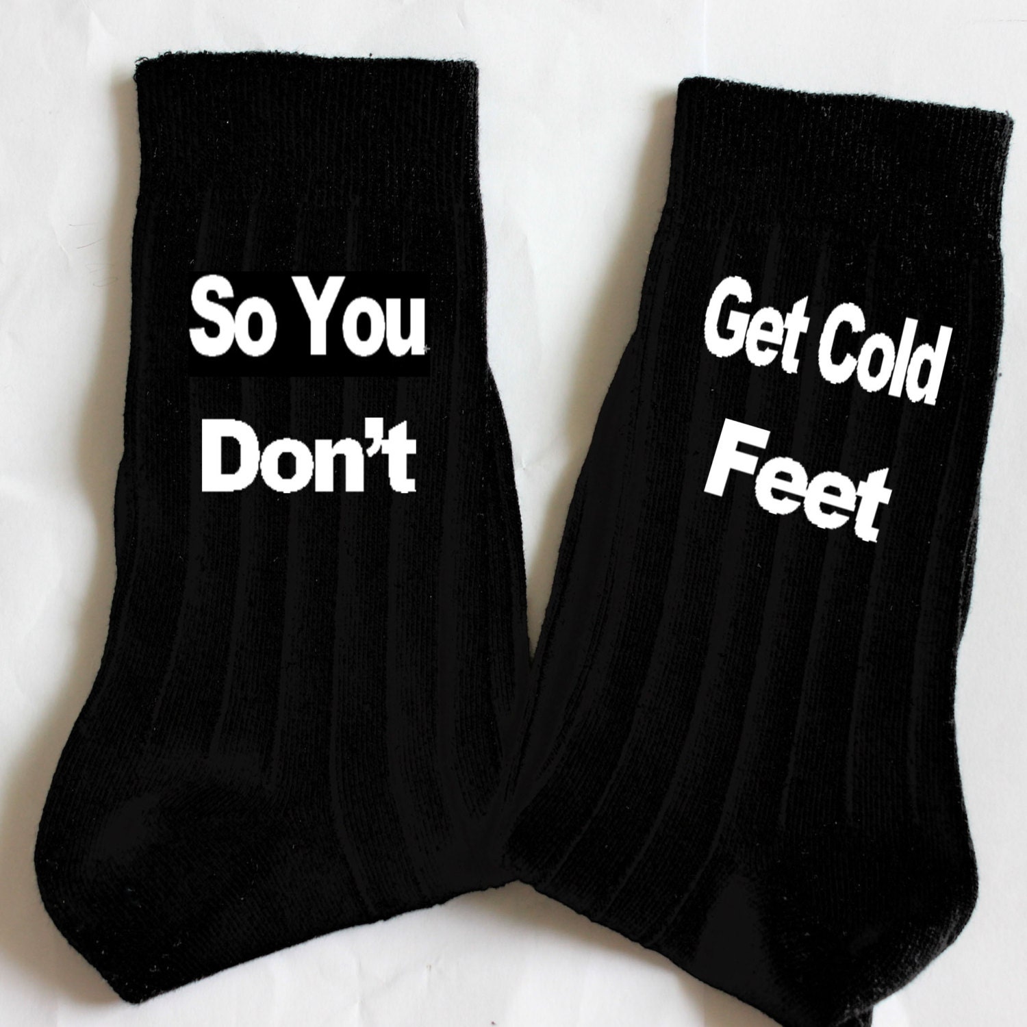 groom socks-so you don't get cold feetcold feet groom