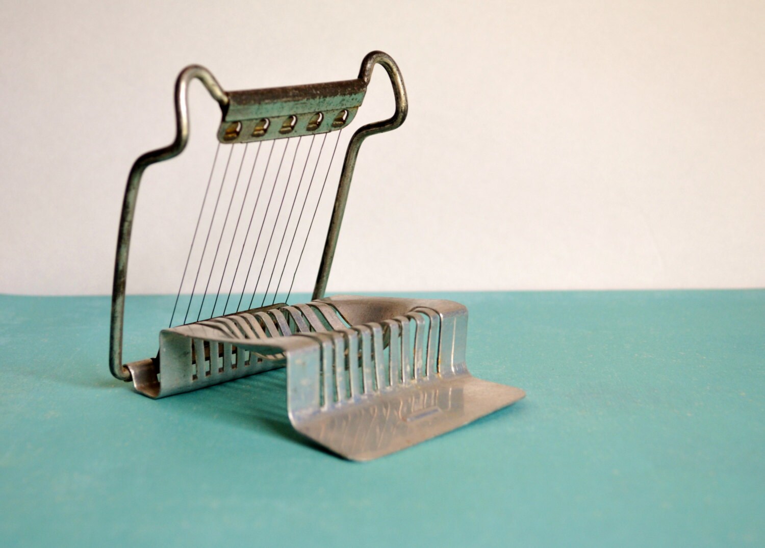 Vintage Aluminum Hard Boiled Egg Slicer