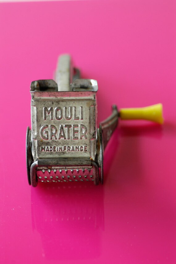 Cheese grater / French vintage MOULI GRATER / metal grater