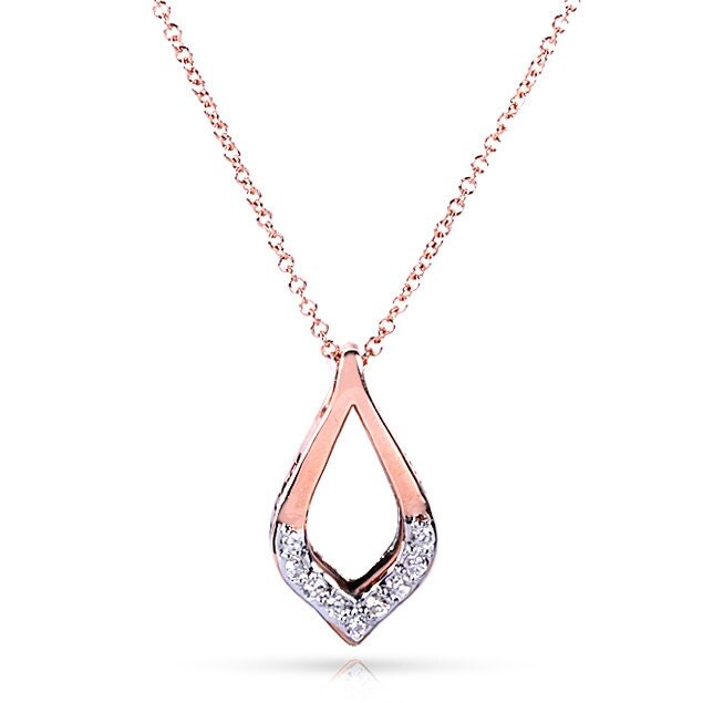Reversible Black and White Diamond Necklace 1/5 carat by Kobelli
