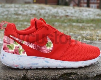 roshe run red marble