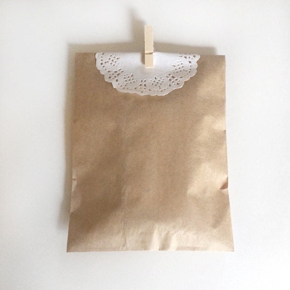 kraft favour    favor wedding bag  flat kraft paper  bags  bag bags paper gift paper bags