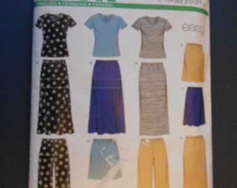 New Look 6730, Misses Skirt, Top, Pant, size: 10-24