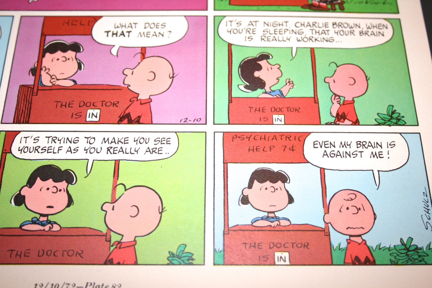 Lucy The Doctor is In Dreams Charlie Brown by ClassicVintageAds