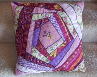 Custom Made Quilted Memory Pillow Created From Clothing.