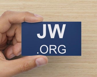 JW.org Simple Promo Card Ministry Supplies for Jehovah's Witnesses ...