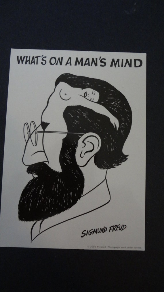 Rare Vintage Sigmund Freud What's on a Man's Mind