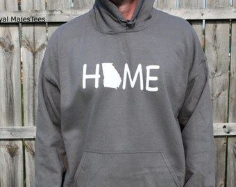 Georgia Home Hoodie, Sweatshirt, State, Home, Georgia shirt