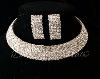 Ethereal Glow Kolie Me Krystalla Crystal Choker Necklace