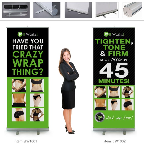  It Works  Global Wraps Retractable Banner  7ft tall 2 by dalmen