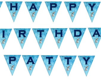 frozen banner frozen happy birthday banner by kidspartypixel