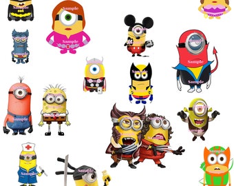 Popular Items For Minion Clipart On Etsy