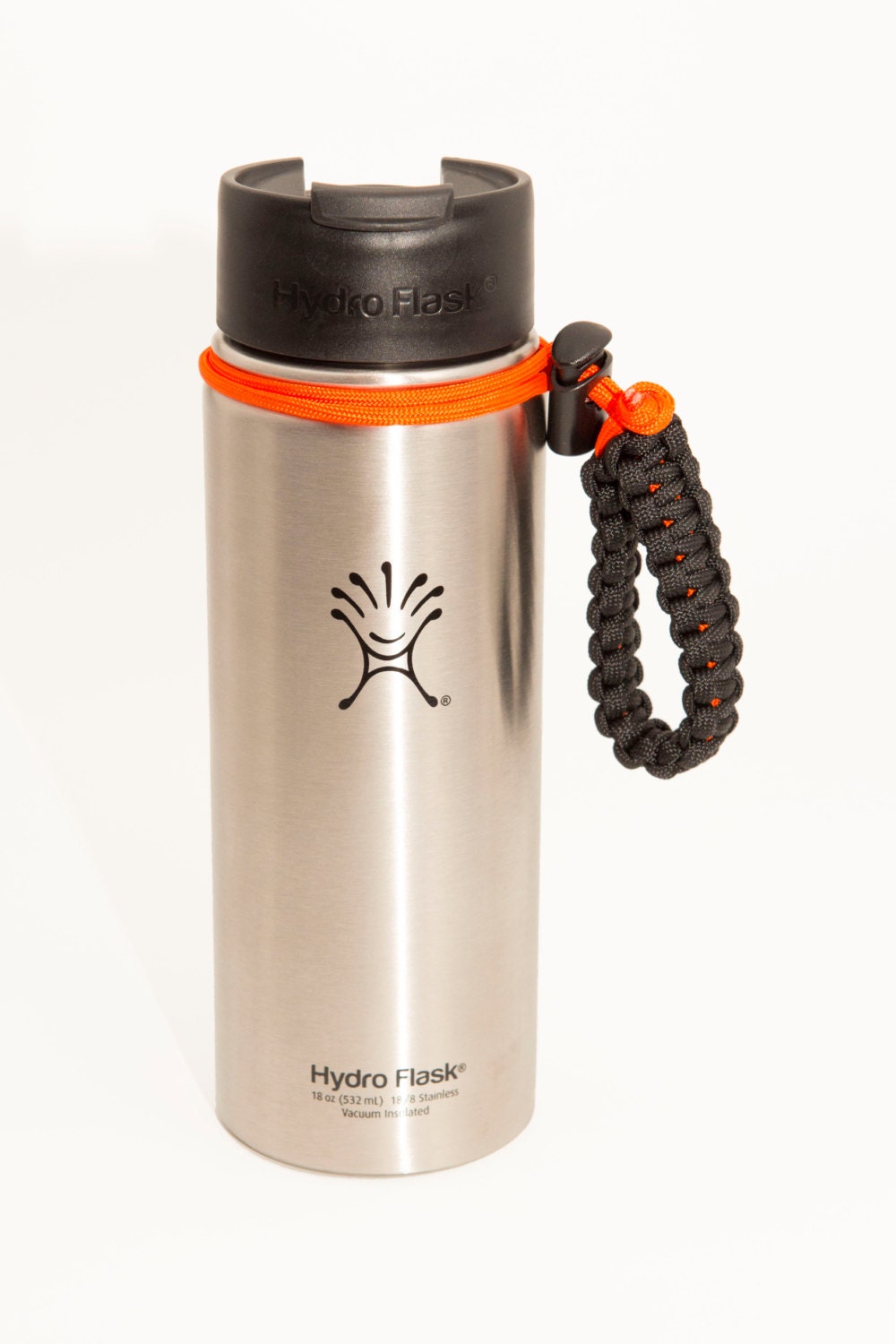 Custom Water Bottle Handle for Wide Mouth Hydro by TheFlaskoLasso