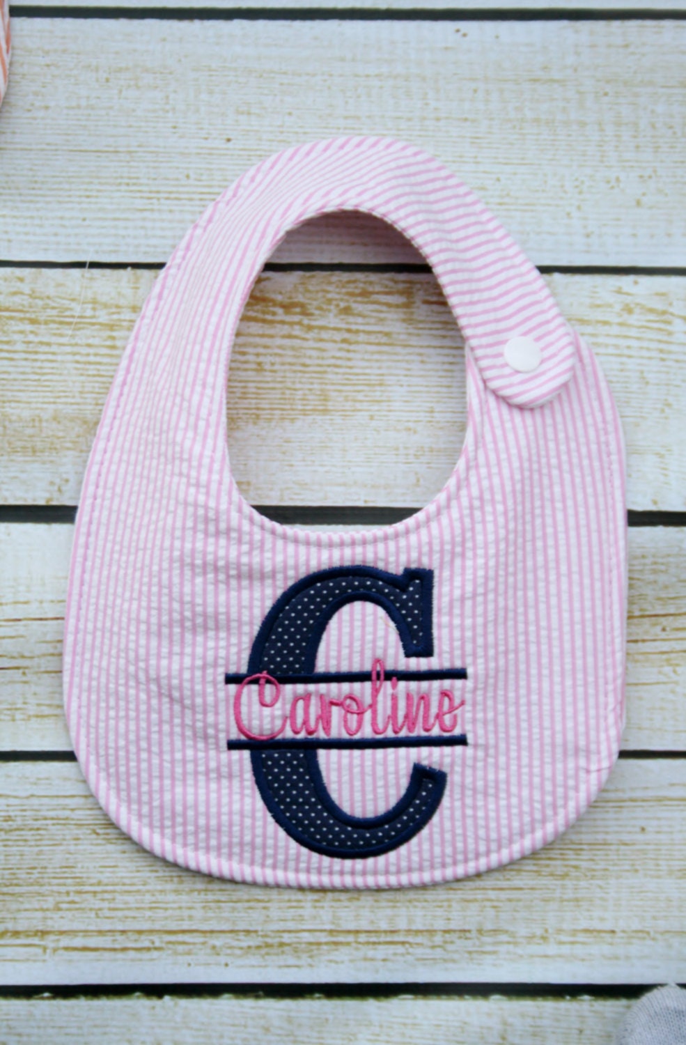 Personalized bib Monogrammed bib Baby by SouthernStyleStitche