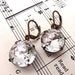 Reserved for ~K~ Vintage Crystal Rhinestone Earrings Retro Round Old Hollywood Estate Jewelry
