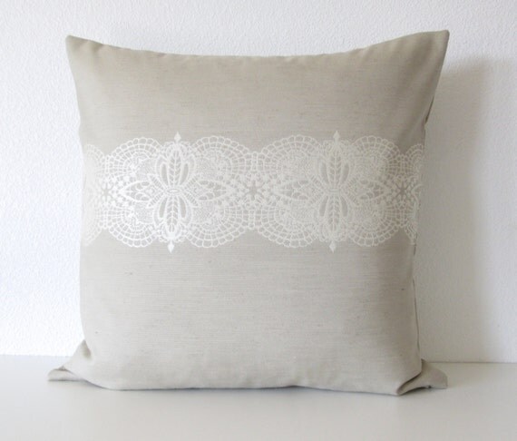 Ethan Allen Lacey Seaglass decorative pillow cover