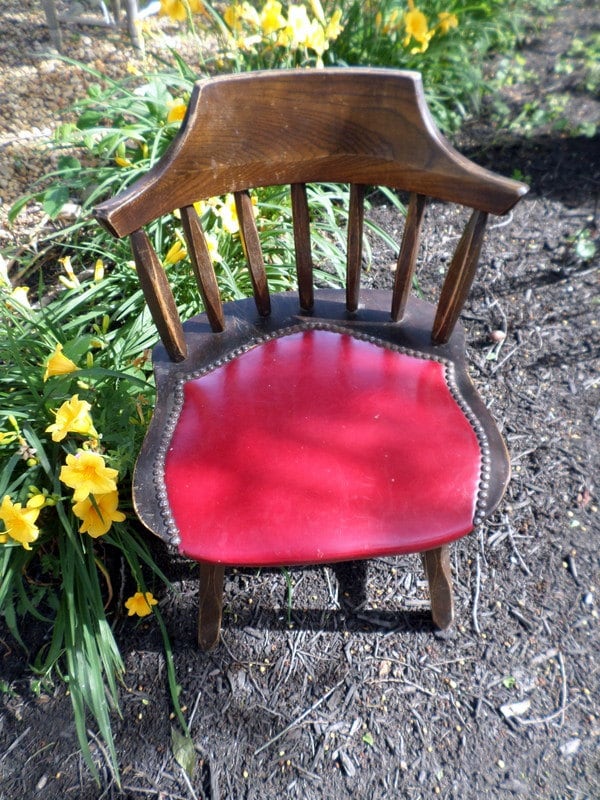 Chair Vintage Hunt Country Furniture Kitchen Table Chair ...