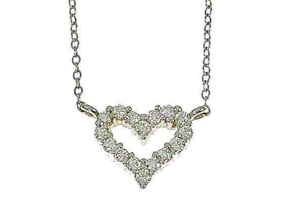 Diamond Heart Necklace, Classic, High quality diamonds, Timeless ...