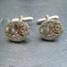 Oval Steampunk Watch Movement Cufflinks ideal gift for a birthday, wedding, anniversary or christmas