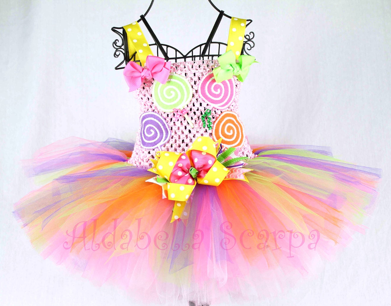 Candyland Tutu Dress by bellaforever on Etsy