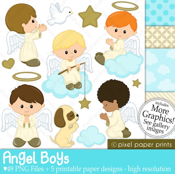 boy and girl angel clipart - photo #15