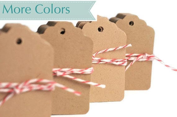 Kraft mini tags. Kraft gift tags. Blank brown tags. Small gift