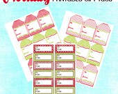 Christmas Tags-Printable Holiday Tags-Printable Christmas Tags-PDF Il_170x135