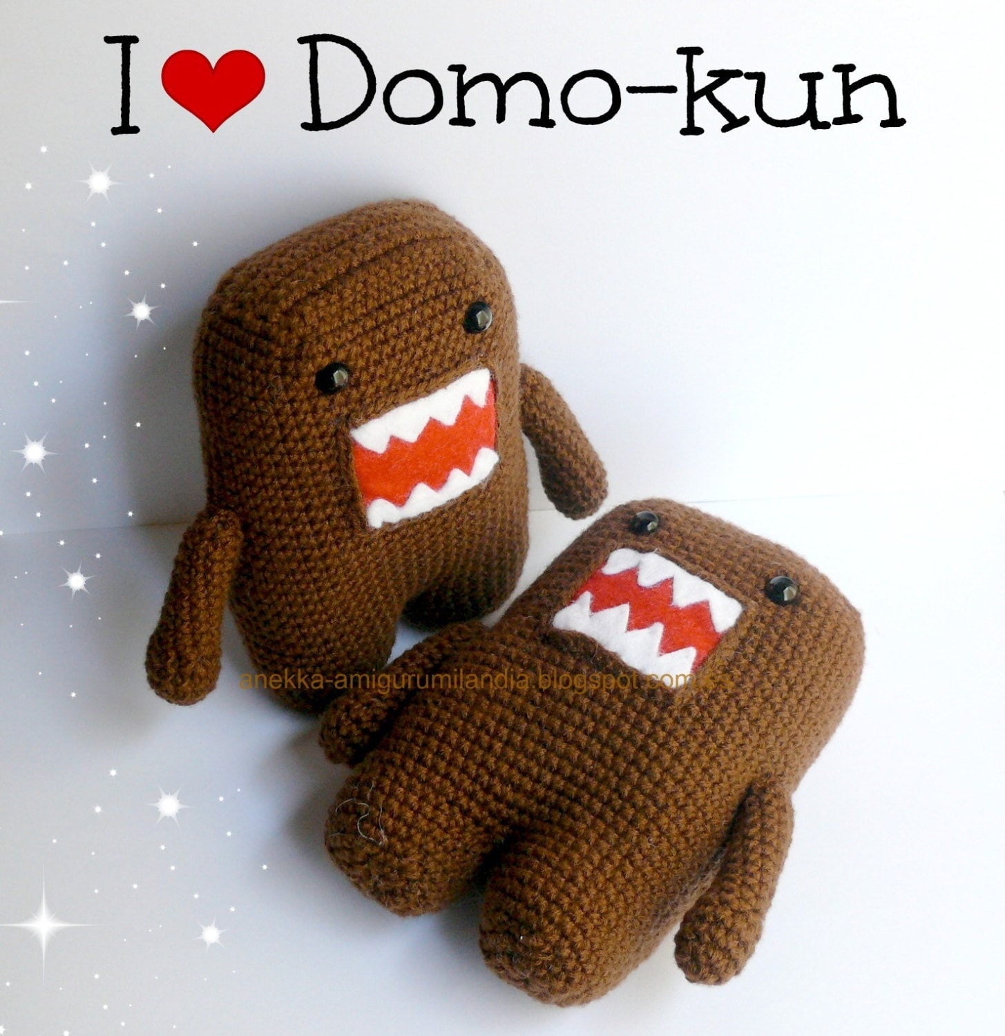 Domo-kun Plushie Amigurumi crochet domokun doll soft toy