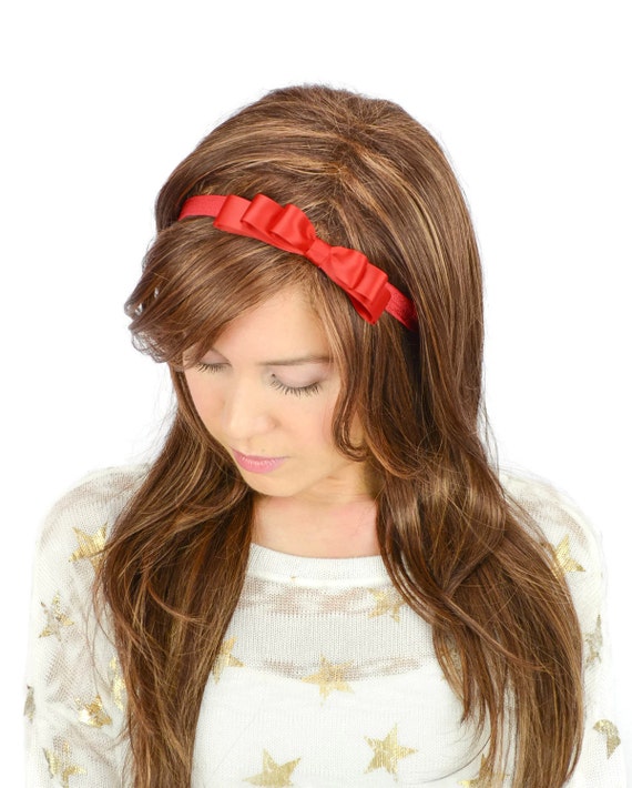 Curly Hair Bow Headband Pictures