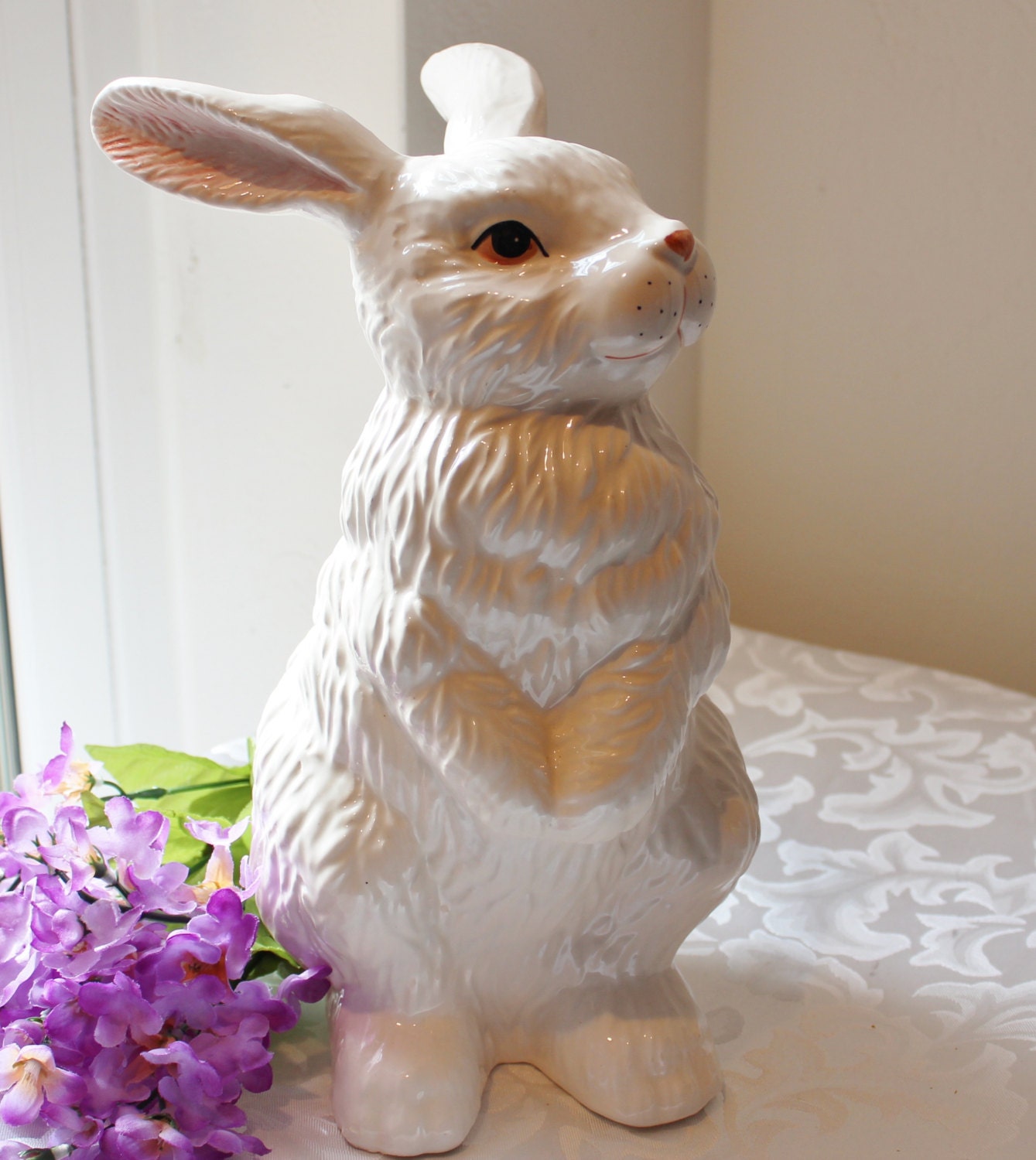 antique bunny doll