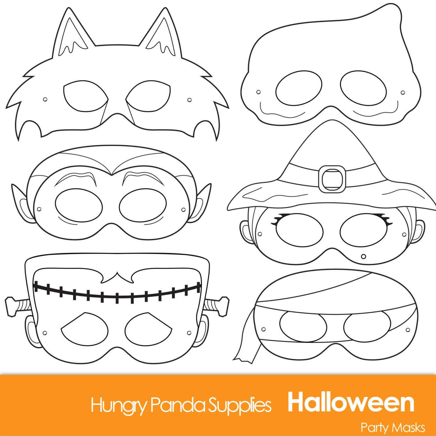 Lovebeingloved-jia: Halloween Coloring Mask