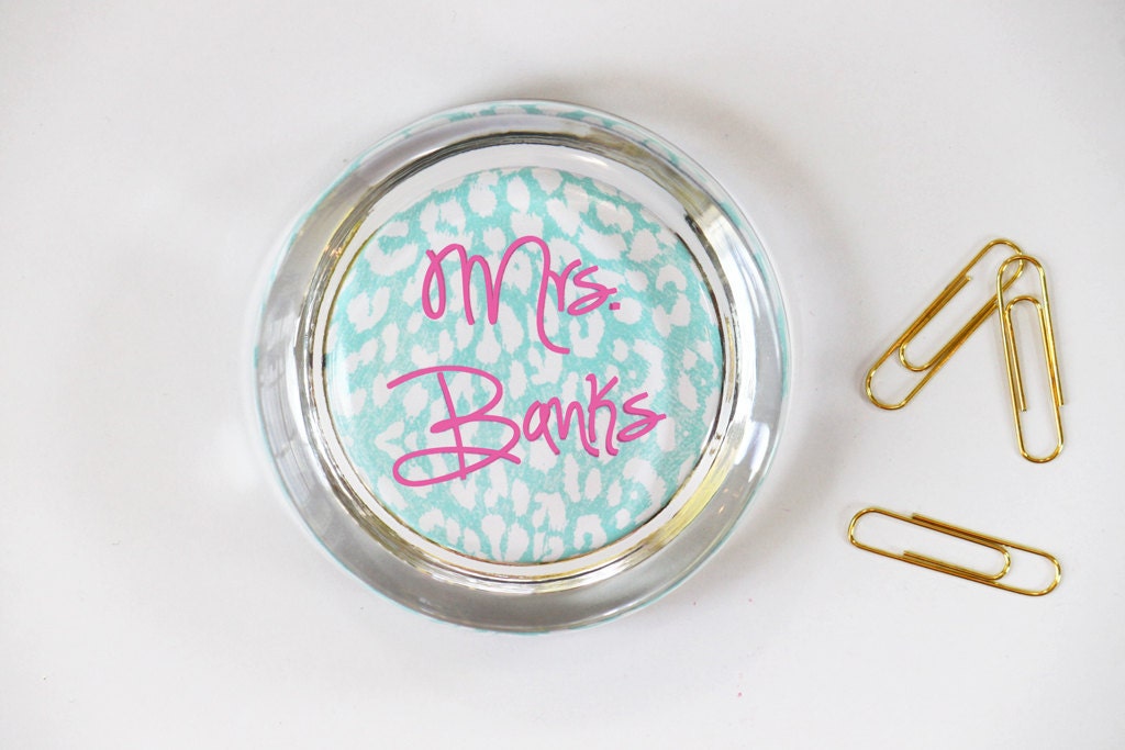 Custom Paperweight Personalized Desk by WhenitRainsPaper on Etsy