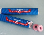 VALENTINES DAY Lifesaver Wrappers - "Valentine, You're a Lifesaver". DIY Printable File. Il_170x135