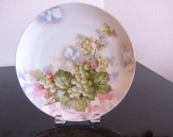 Decorative Plate with Grape Design Germany