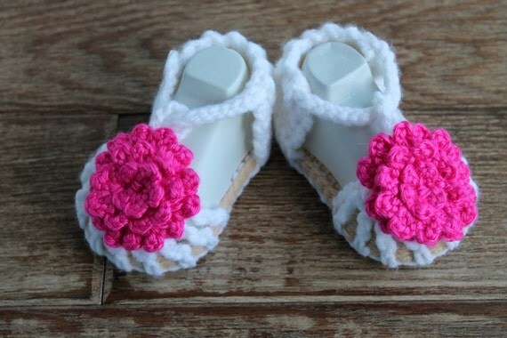 Crochet Baby Sandals - Simply Summer Sandals - Baby Girl Sandals ...