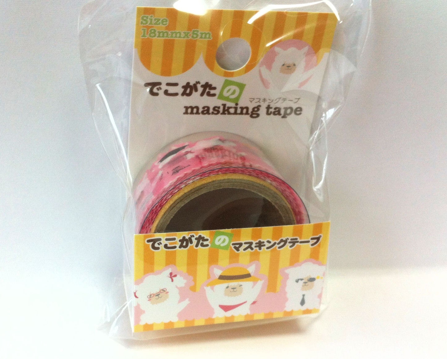 Kawaii Japan Deco Masking TapeDecogata Series Alpaca by mautio