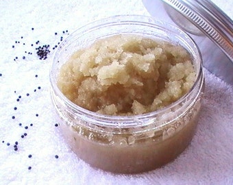 Vanilla Body Scrub All Natural Sugar Scrub for Gentle Exfoliation.