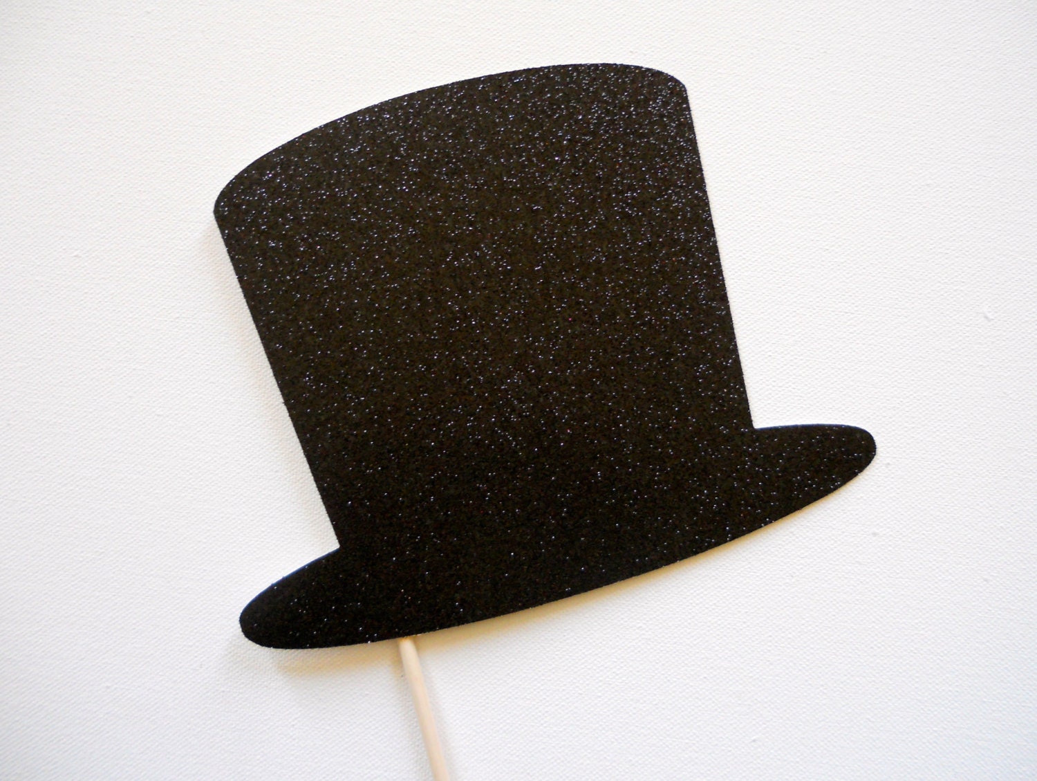 Glitter Top Hat Photo Booth Prop . Glitter Hat Photo Booth