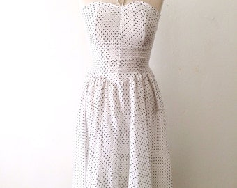 17200 Black Polka Dot Halter Dress main image 1