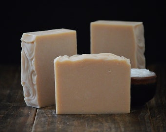 Apple Cider Vinegar + Yogurt Soap | Unscented, Feminine, Intimate, Face and Body, ACV Bar, Gentle, All Natural, Fragrance Free, Nude Color