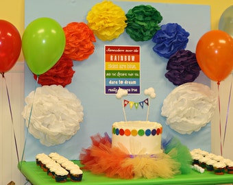 CAKE PLATE SKIRT...Tutu Cake Plate Skirt...Birthday Tutu...Cakesmash Tutu...Birthday Party Decoration...Matching Tutu Skirt...