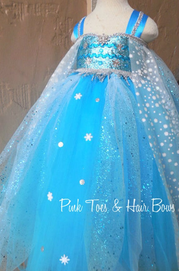 Elsa Tutu dress Elsa frozen tulle dress Elsa dress Elsa