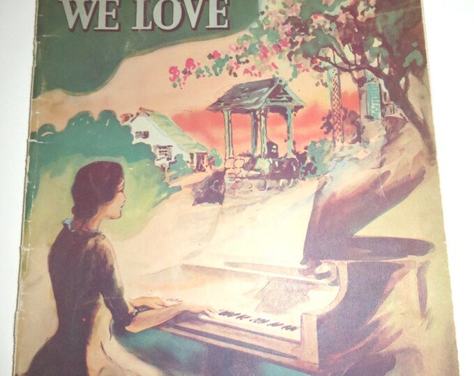 Vintage Sheet Music - 1936 Music Book - Treasure Chest of Songs We Love