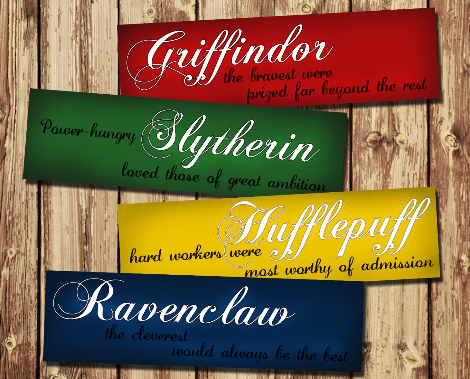 4 x harry potter bookmark printable hogwarts by paperboundlove