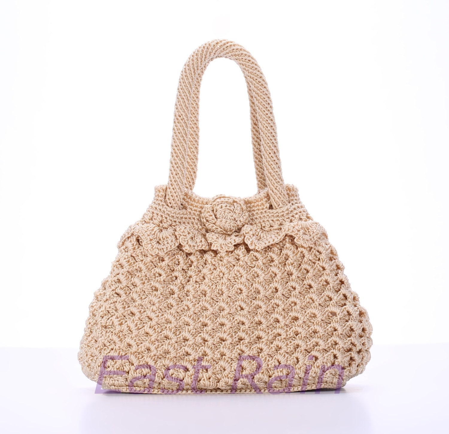 etsy crochet purse