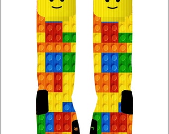 Lego Custom Nike Elite Socks