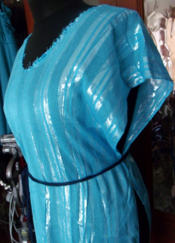 Kajira+Clothing New VERITY Gorean Kajira Blue And Silver Camisk Pleasure Slave Outfit ...