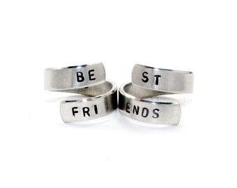 Best friend rings | Etsy