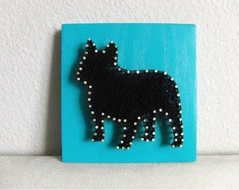 8"x8" French Bulldog String Art
