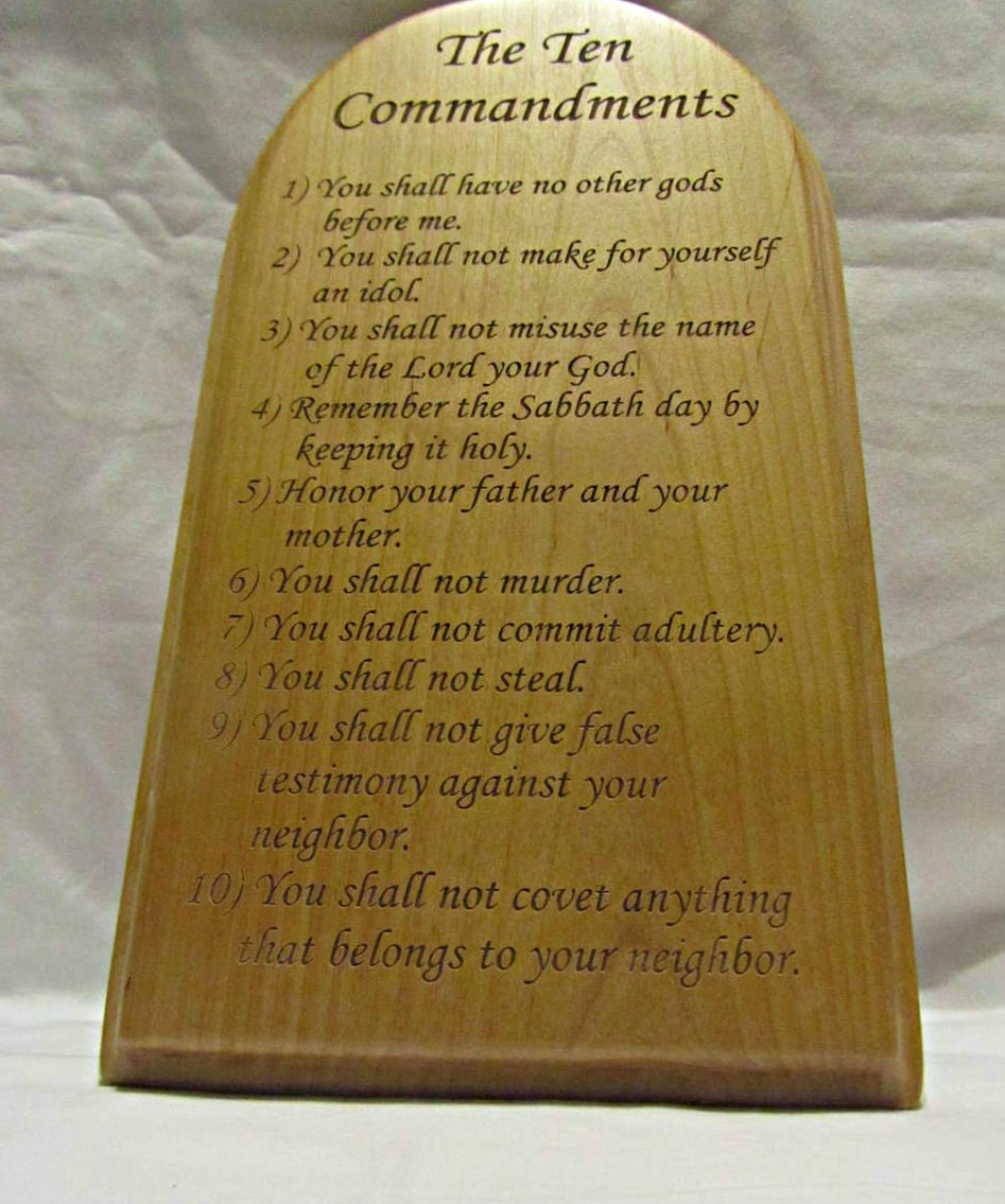 Ten Commandments Wall Plaque Christianbook Com - vrogue.co